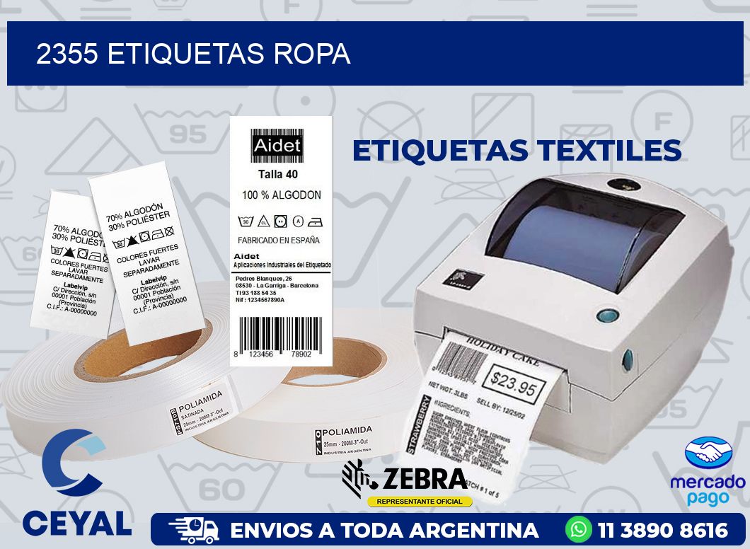 2355 ETIQUETAS ROPA