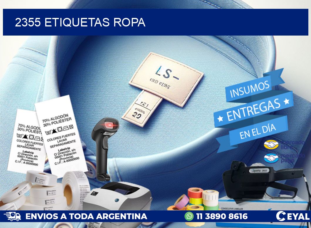 2355 ETIQUETAS ROPA