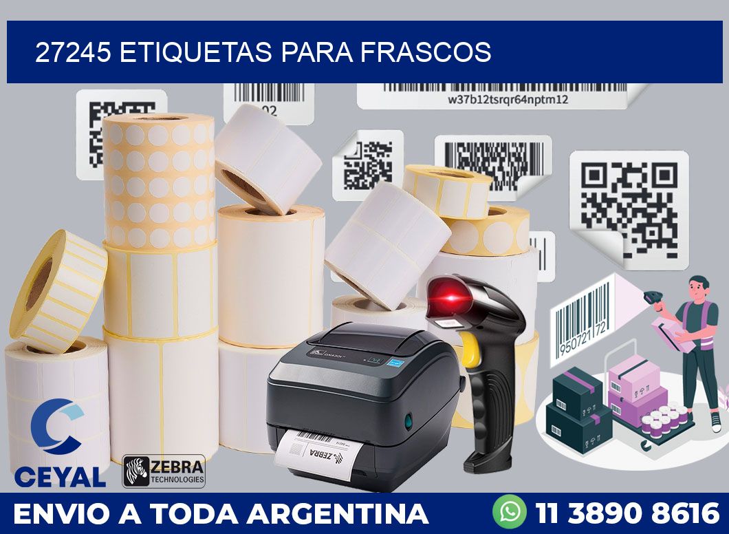 27245 ETIQUETAS PARA FRASCOS