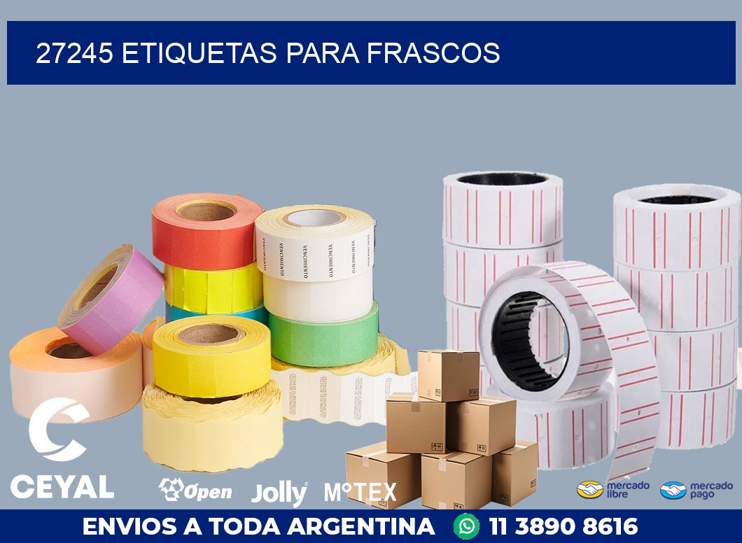27245 ETIQUETAS PARA FRASCOS