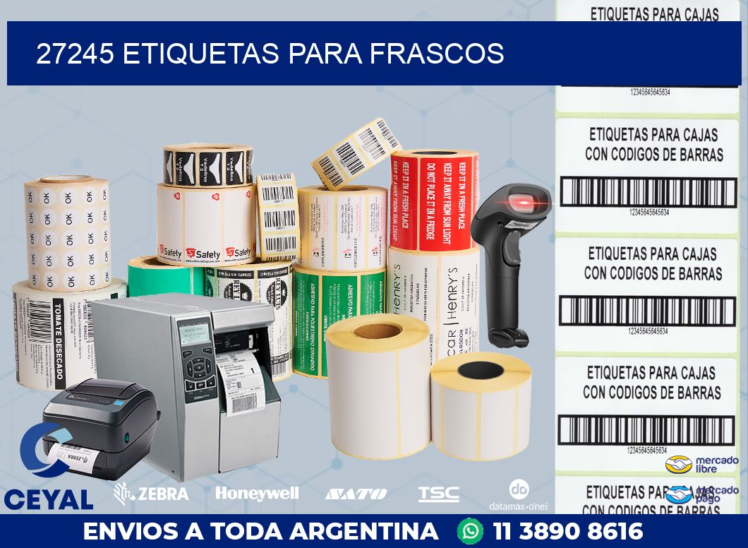 27245 ETIQUETAS PARA FRASCOS