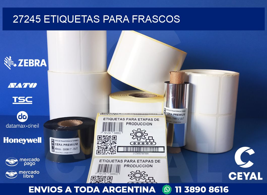 27245 ETIQUETAS PARA FRASCOS