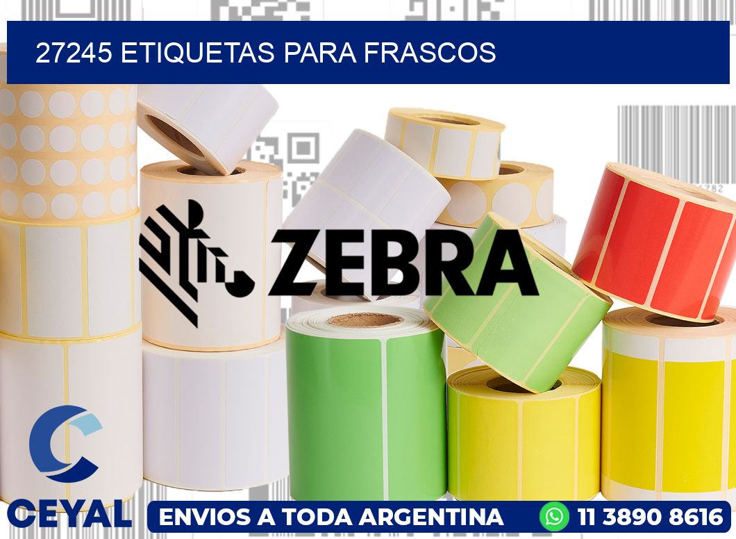 27245 ETIQUETAS PARA FRASCOS