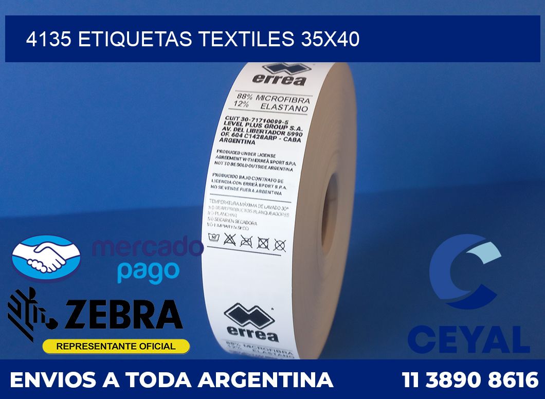 4135 ETIQUETAS TEXTILES 35X40