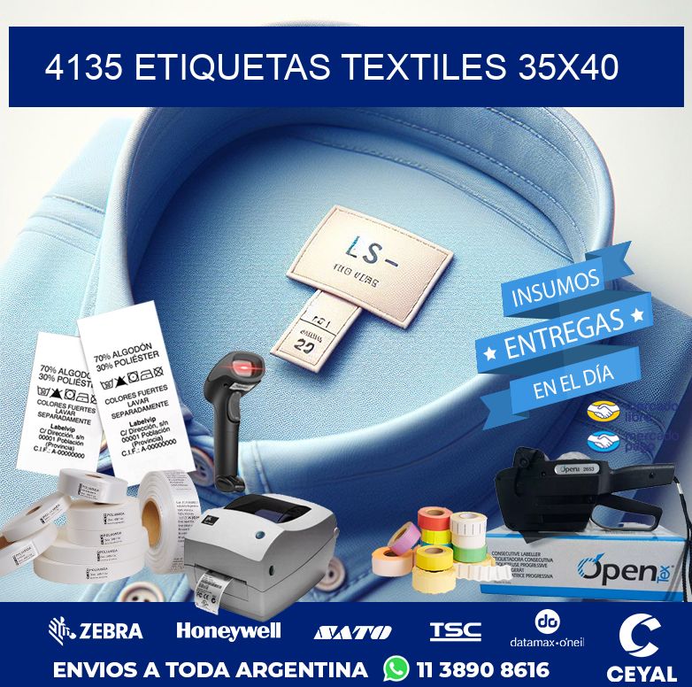 4135 ETIQUETAS TEXTILES 35X40