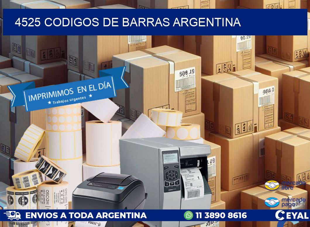 4525 CODIGOS DE BARRAS ARGENTINA