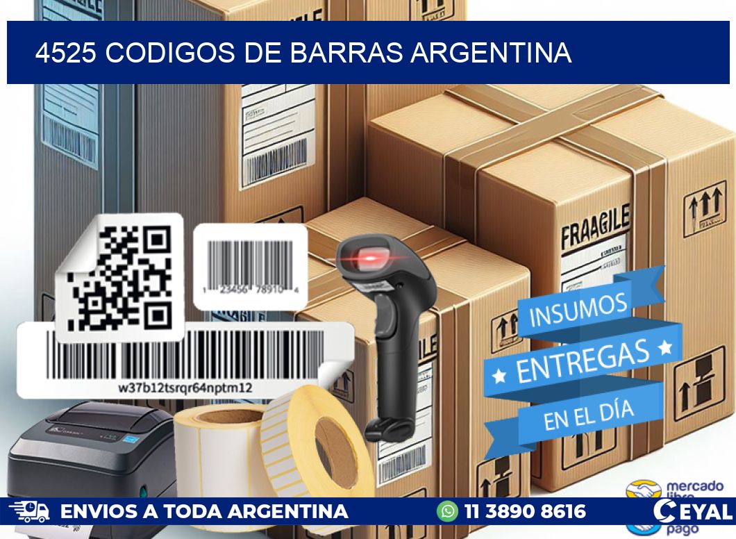 4525 CODIGOS DE BARRAS ARGENTINA