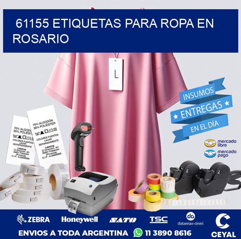 61155 ETIQUETAS PARA ROPA EN ROSARIO