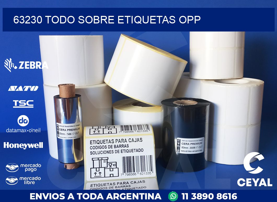 63230 TODO SOBRE ETIQUETAS OPP