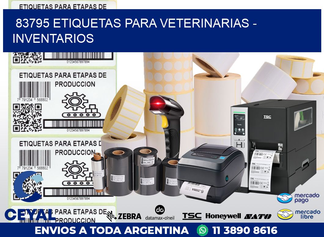 83795 ETIQUETAS PARA VETERINARIAS - INVENTARIOS