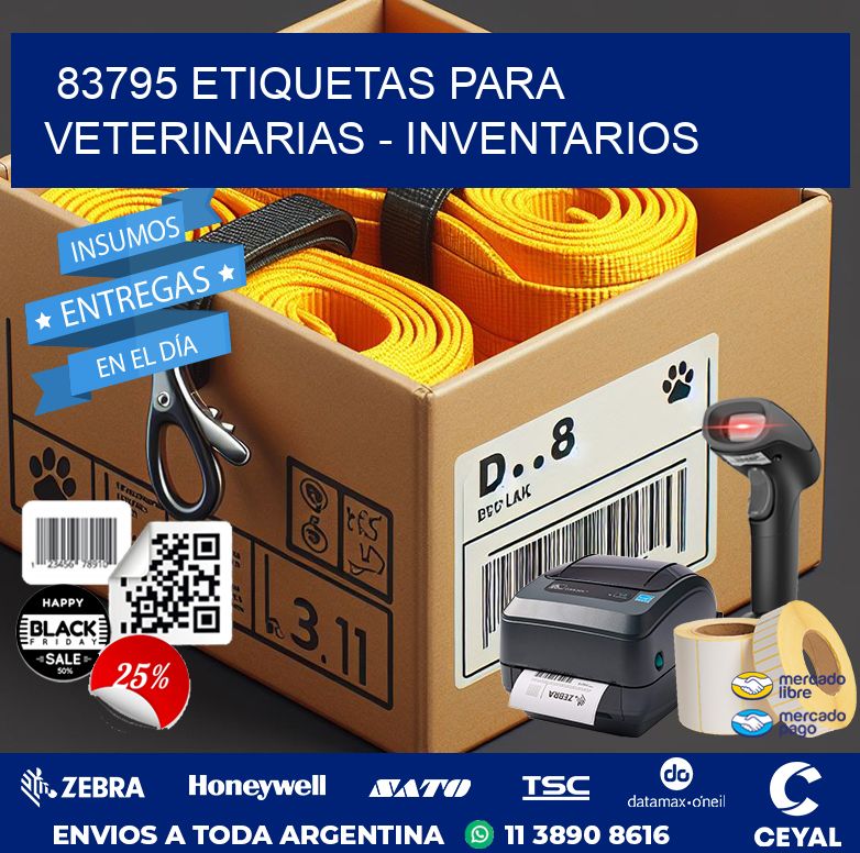 83795 ETIQUETAS PARA VETERINARIAS - INVENTARIOS