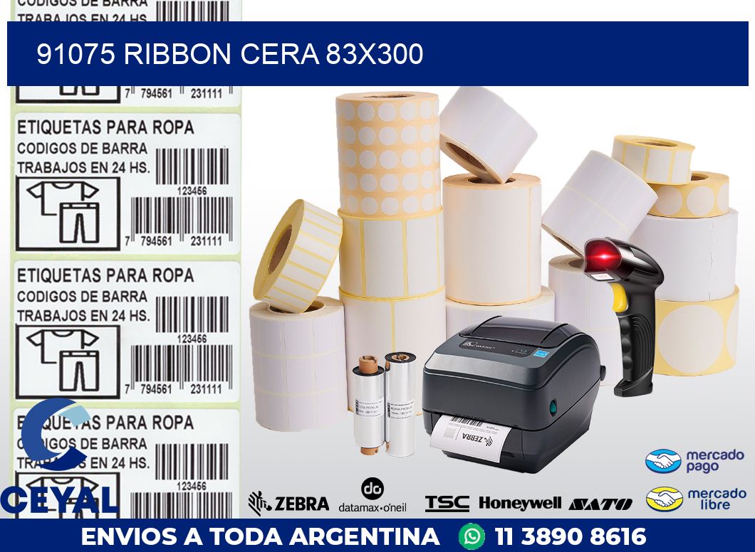 91075 RIBBON CERA 83X300