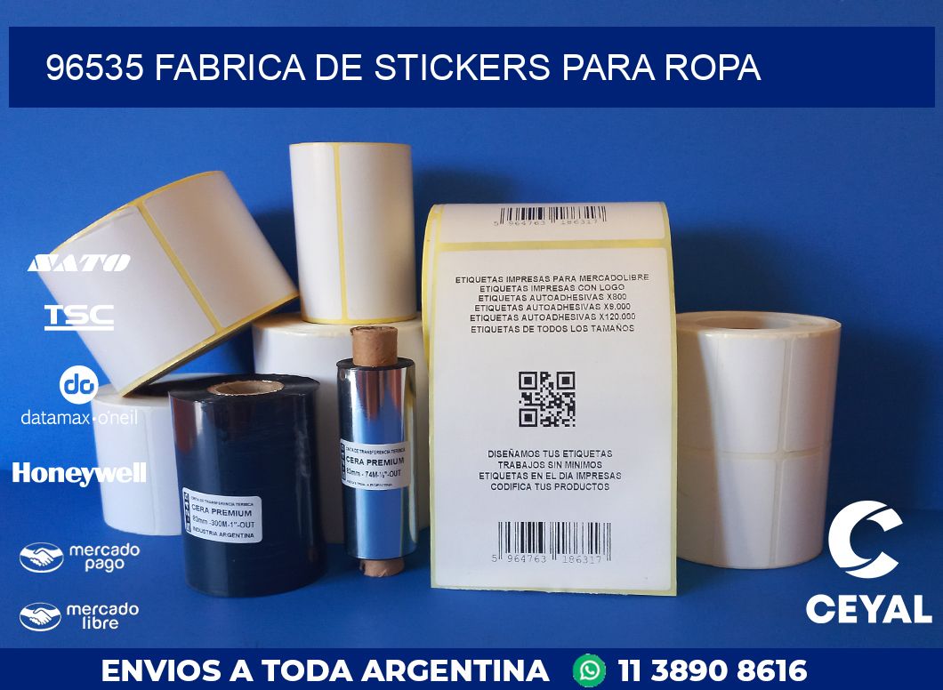 96535 FABRICA DE STICKERS PARA ROPA