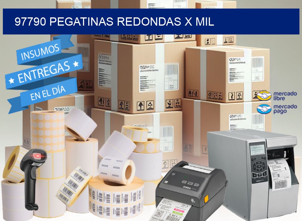 97790 PEGATINAS REDONDAS X MIL