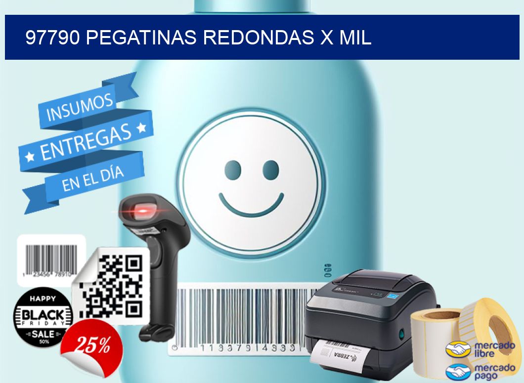 97790 PEGATINAS REDONDAS X MIL