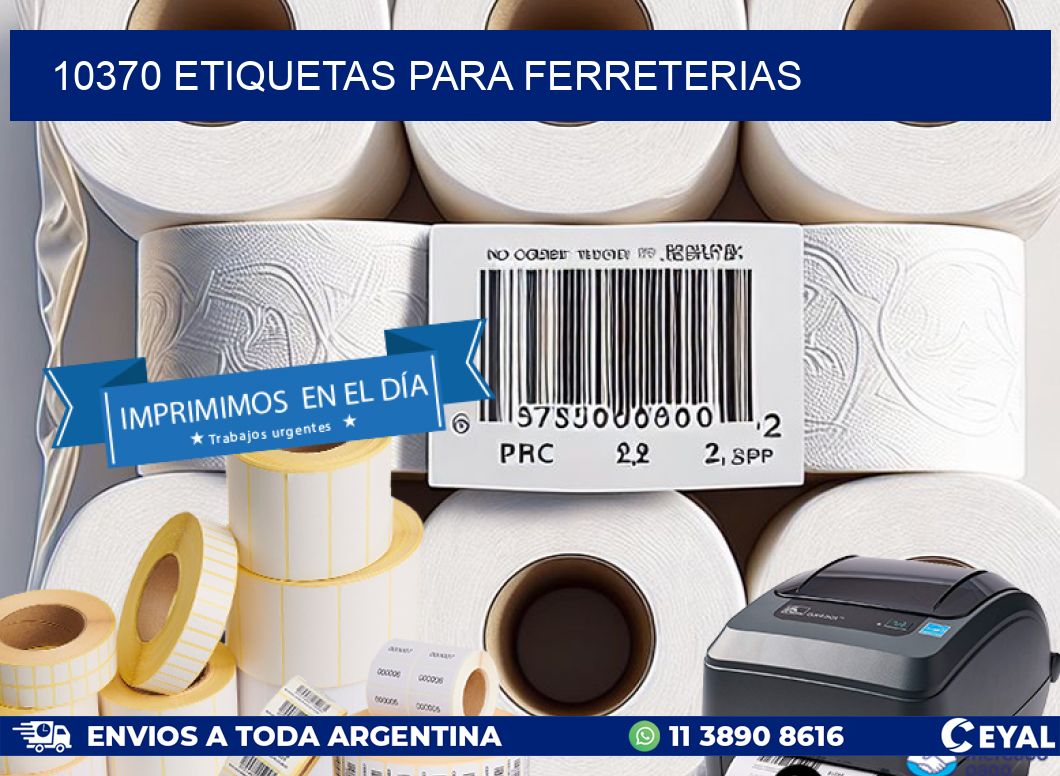 10370 ETIQUETAS PARA FERRETERIAS