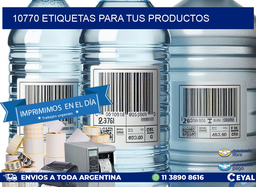 10770 ETIQUETAS PARA TUS PRODUCTOS