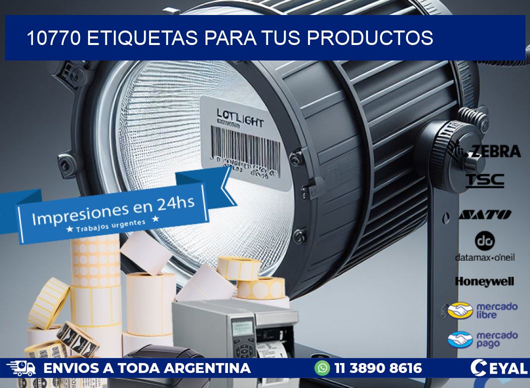 10770 ETIQUETAS PARA TUS PRODUCTOS