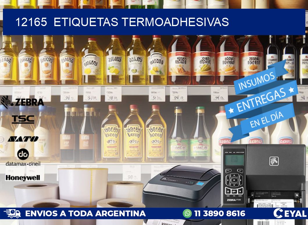 12165  ETIQUETAS TERMOADHESIVAS