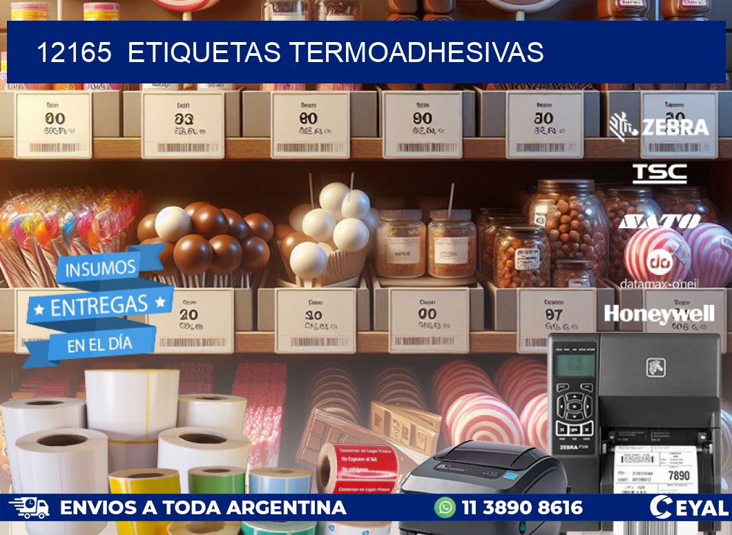 12165  ETIQUETAS TERMOADHESIVAS