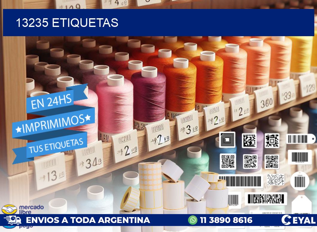 13235 ETIQUETAS