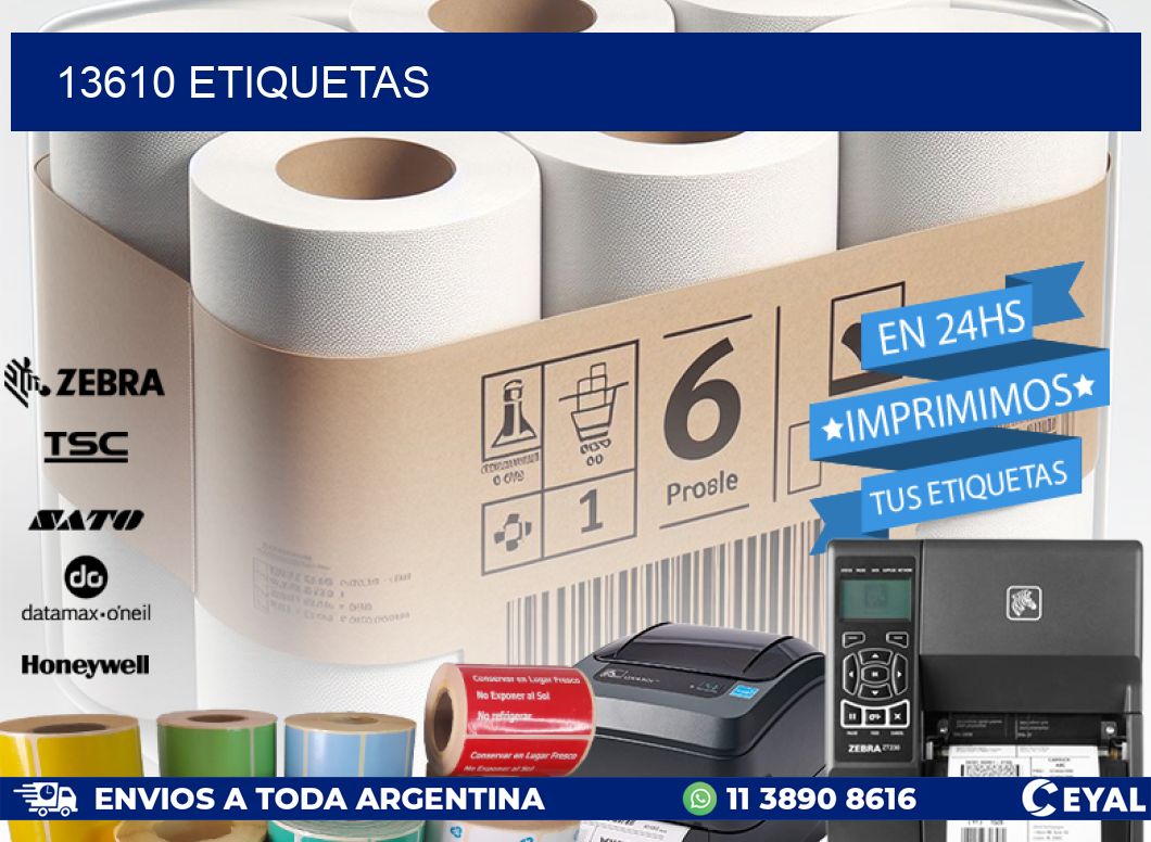 13610 ETIQUETAS