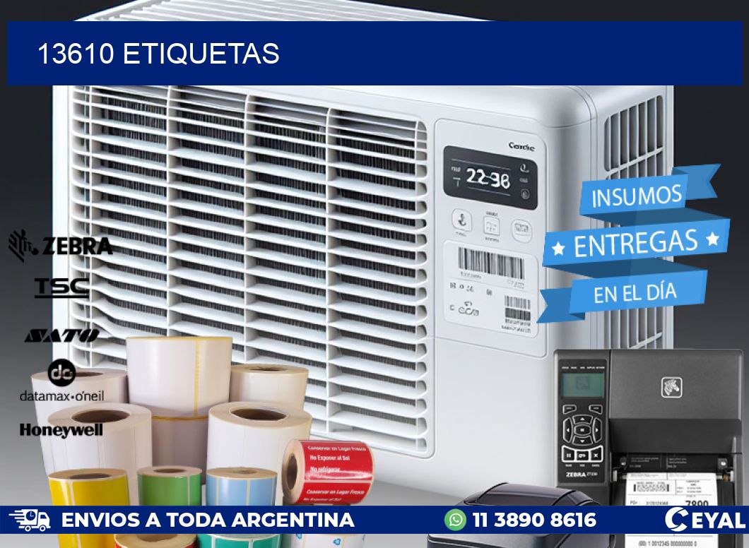 13610 ETIQUETAS