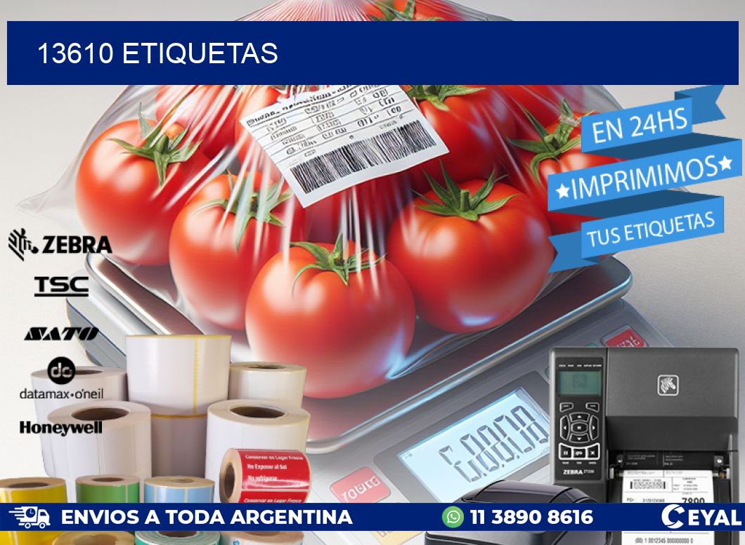 13610 ETIQUETAS