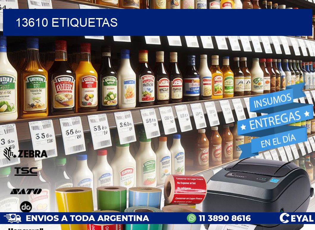 13610 ETIQUETAS