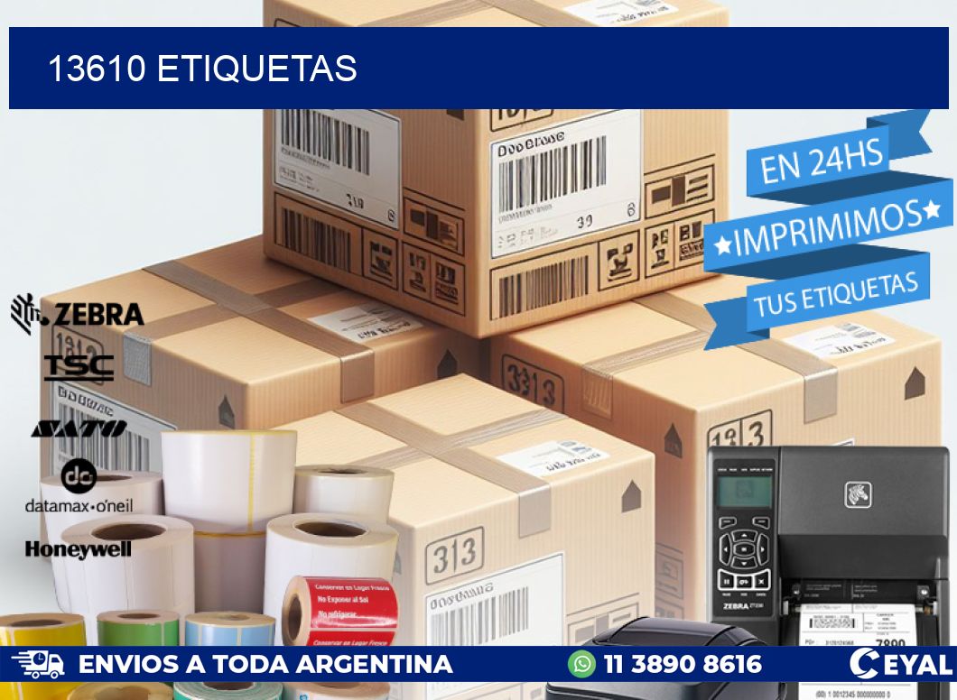 13610 ETIQUETAS