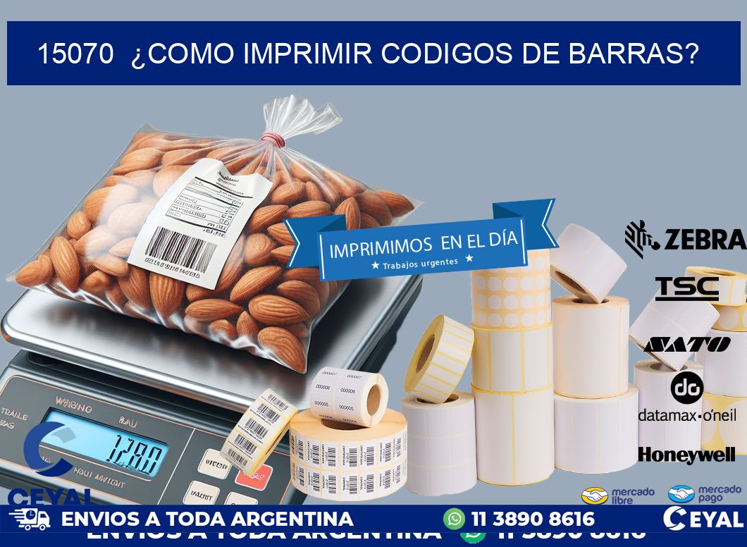 15070  ¿COMO IMPRIMIR CODIGOS DE BARRAS?