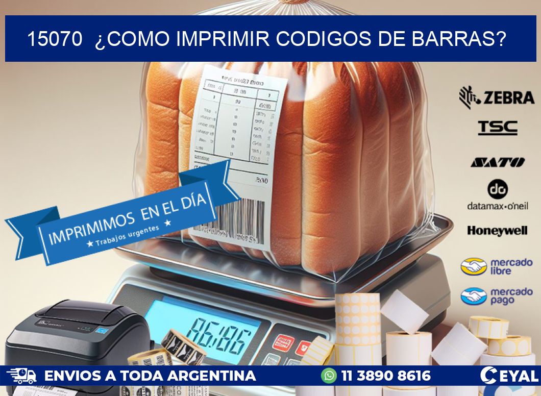 15070  ¿COMO IMPRIMIR CODIGOS DE BARRAS?