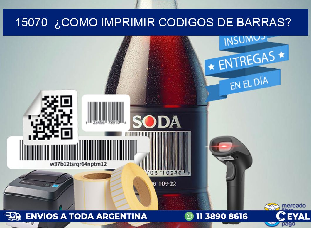 15070  ¿COMO IMPRIMIR CODIGOS DE BARRAS?