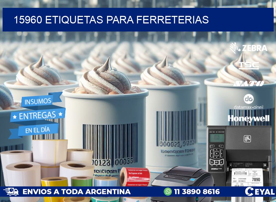15960 ETIQUETAS PARA FERRETERIAS