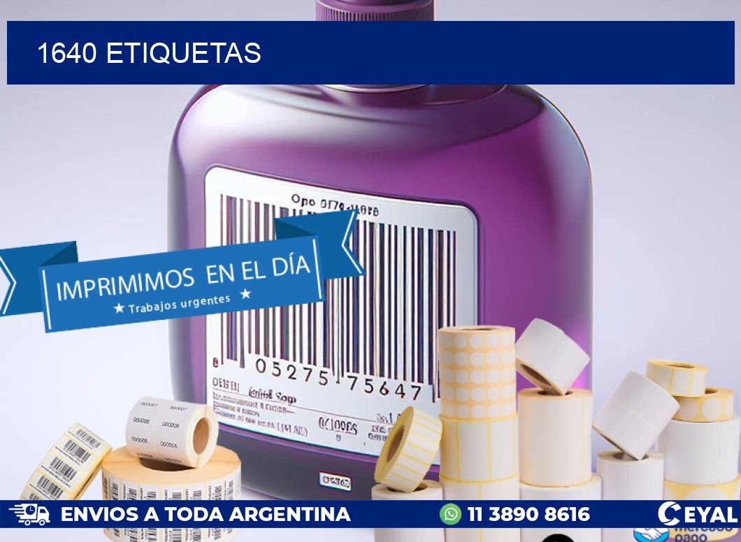 1640 ETIQUETAS