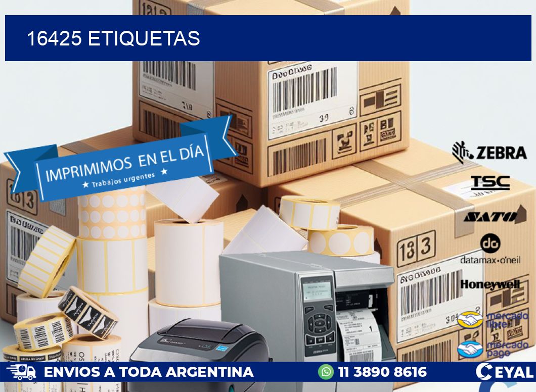 16425 ETIQUETAS