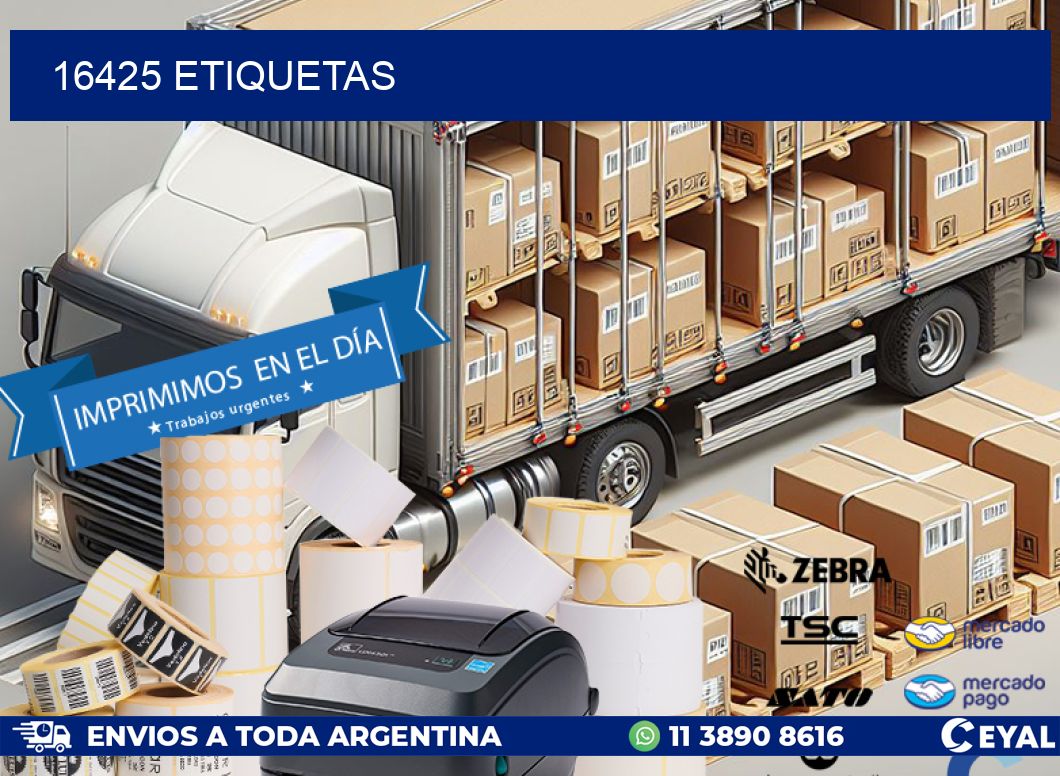 16425 ETIQUETAS