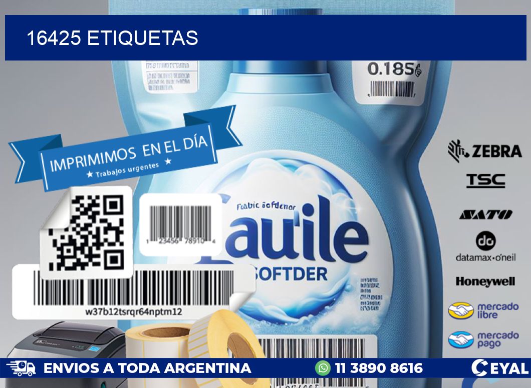16425 ETIQUETAS