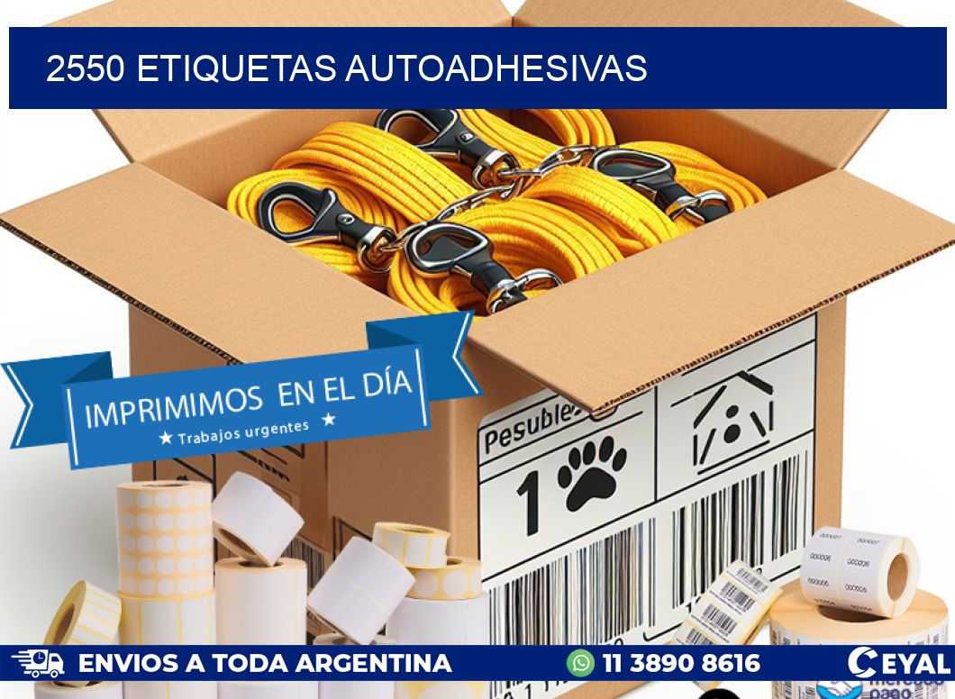 2550 ETIQUETAS AUTOADHESIVAS