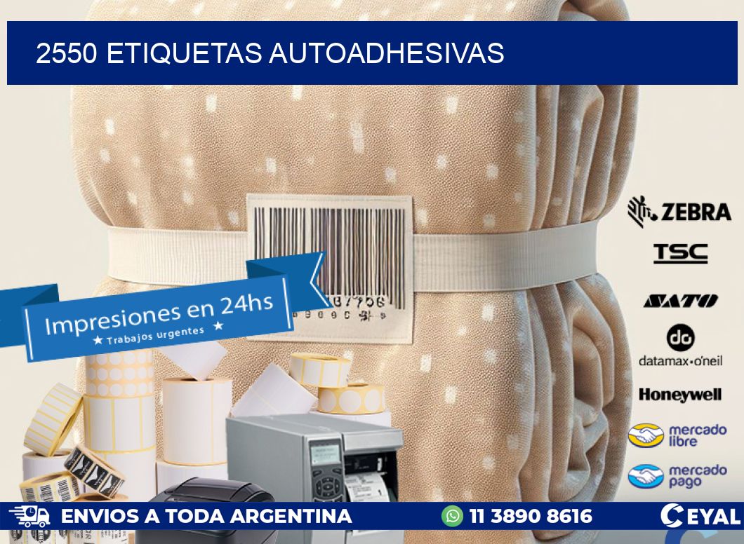 2550 ETIQUETAS AUTOADHESIVAS