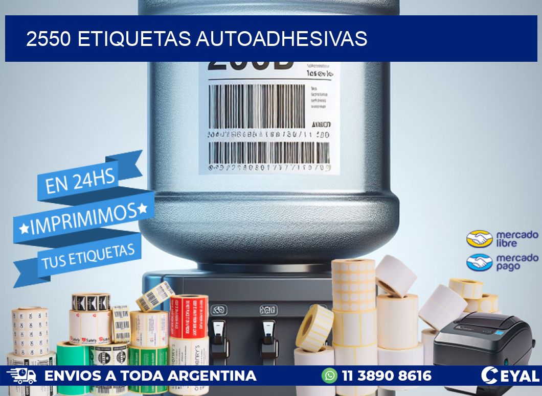 2550 ETIQUETAS AUTOADHESIVAS