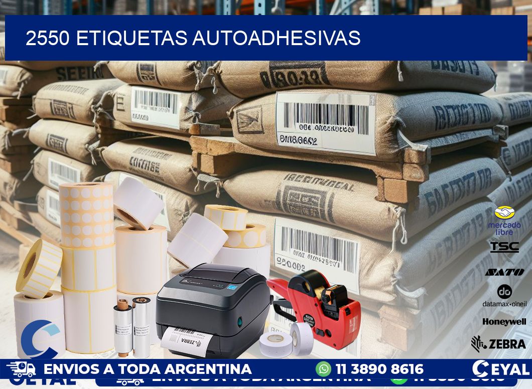 2550 ETIQUETAS AUTOADHESIVAS