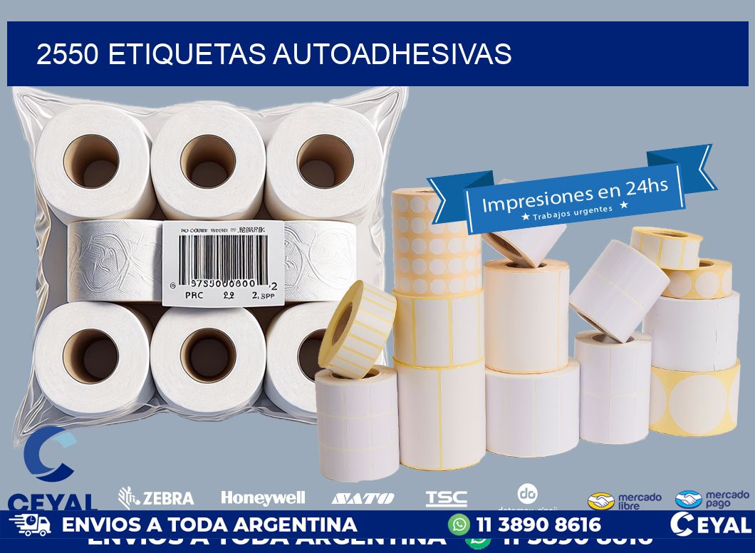 2550 ETIQUETAS AUTOADHESIVAS