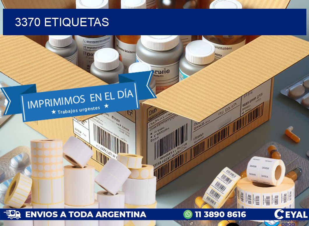 3370 ETIQUETAS