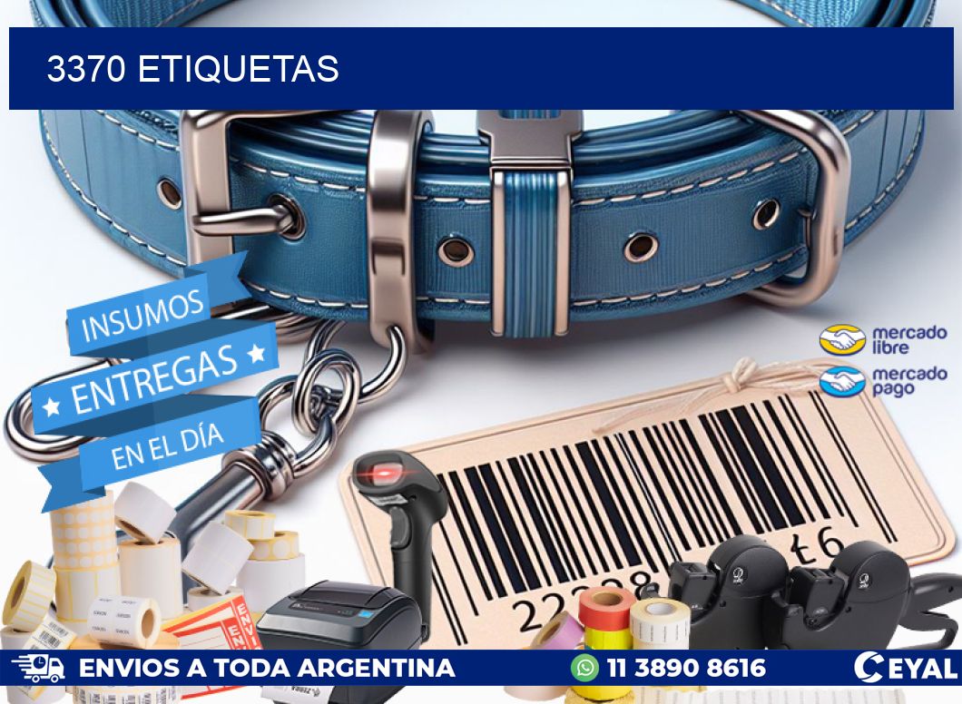 3370 ETIQUETAS
