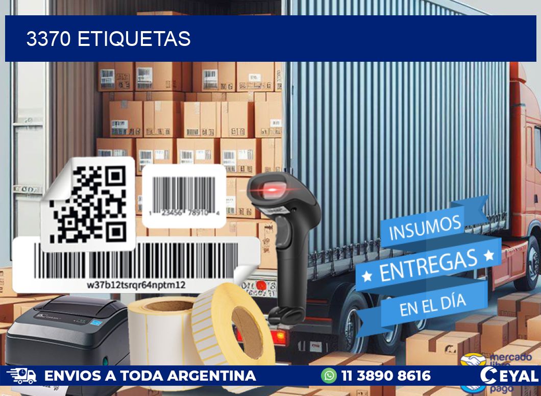 3370 ETIQUETAS