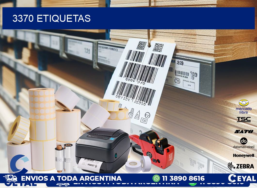 3370 ETIQUETAS