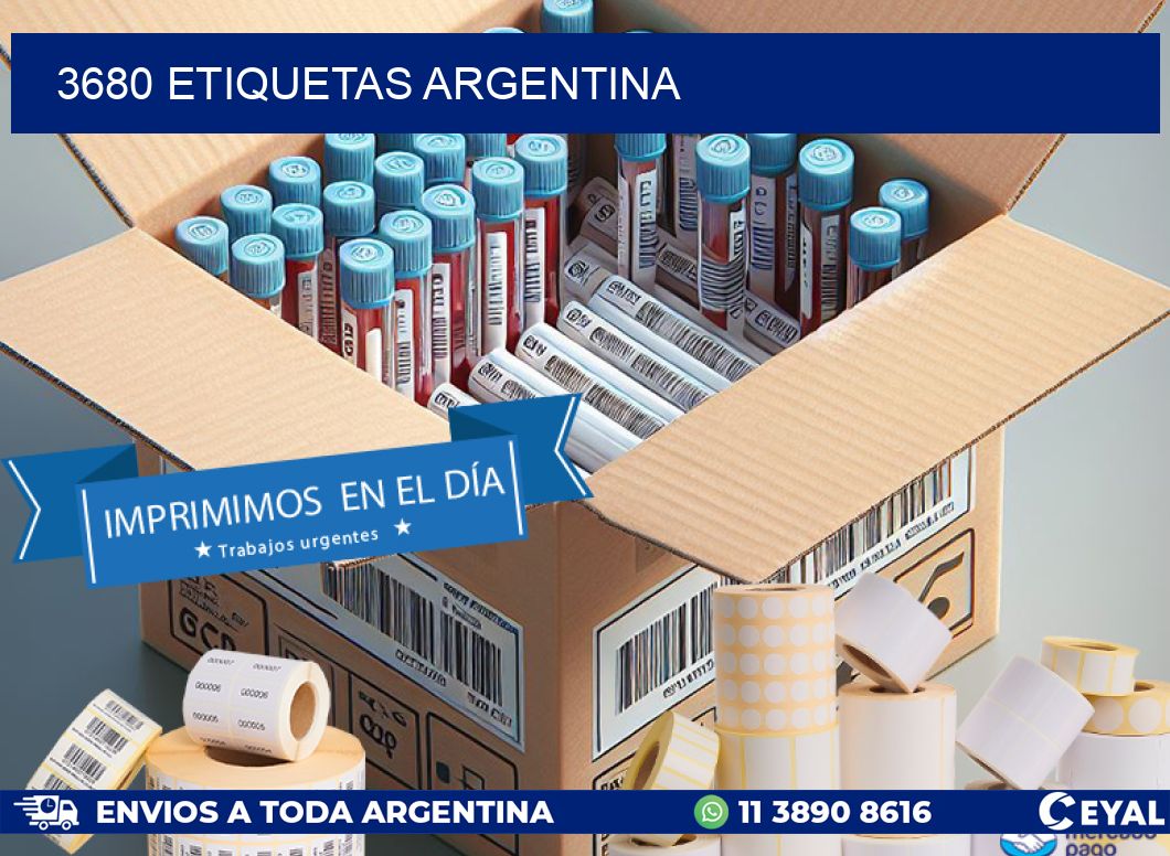 3680 ETIQUETAS ARGENTINA