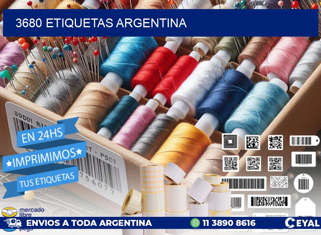 3680 ETIQUETAS ARGENTINA