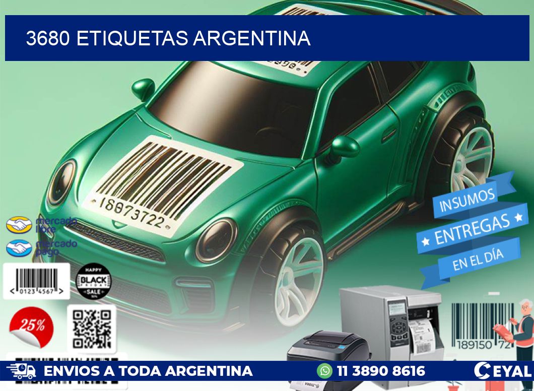 3680 ETIQUETAS ARGENTINA